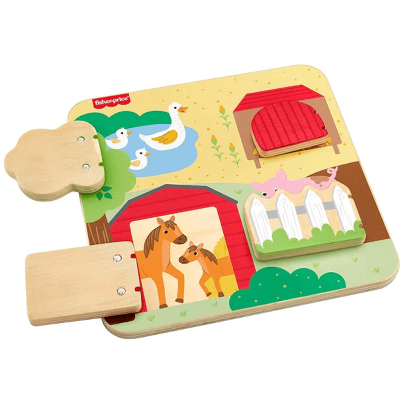 Mattel Fisher Price Jcy33 Tablero Animalitos De La Granja