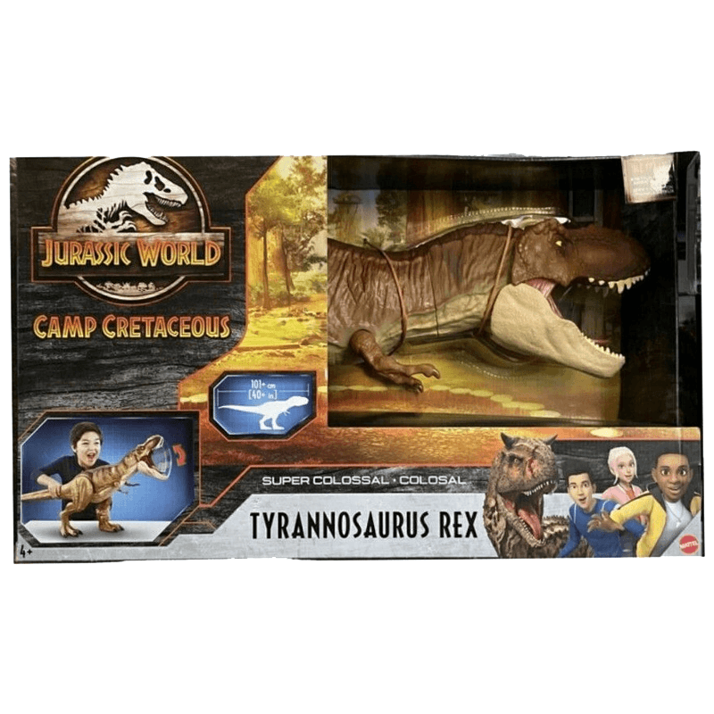 Mattel Jurassic World Rebirth Jgb52 Dinosaurio T-Rex Super Colossal
