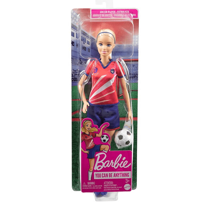 Mattel Barbie Hcn17 Muñeca Jugadora De Futbol