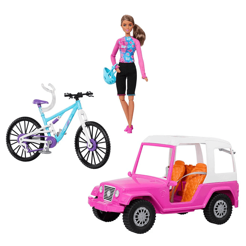 Mattel Barbie Hkb06 Muñeca Con Bicicleta De Montaña