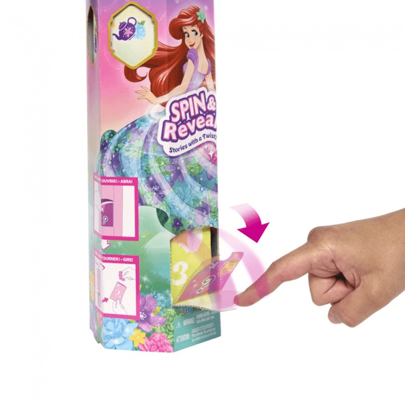 Mattel Disney Princesas Htv88 Muñeca Ariel La Sirenita Con Accesorios Gira Y Revela