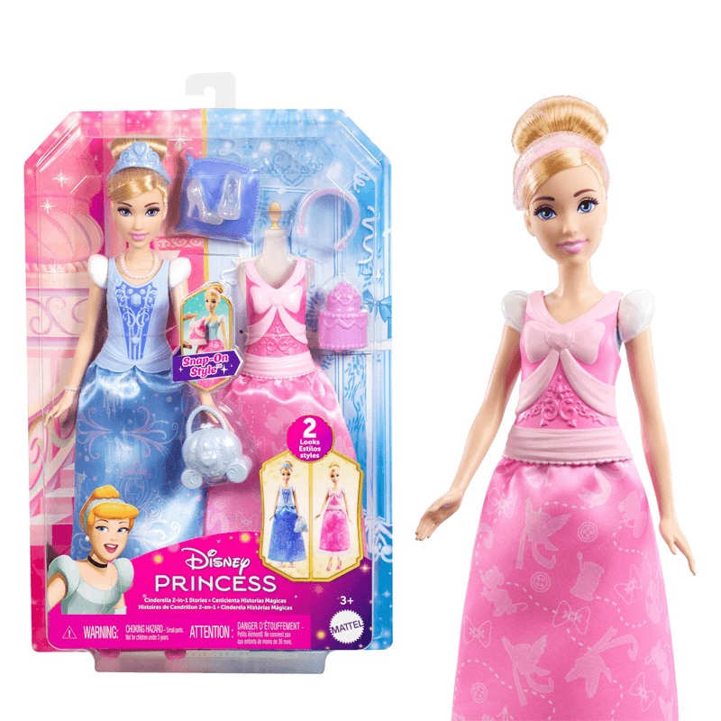 Mattel Disney Princesas Jcr95 Muñeca Cenicienta Historias Mágicas
