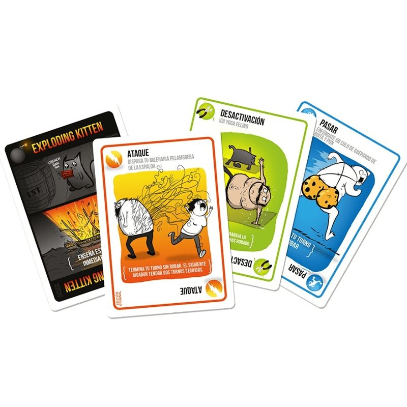 Exploding Kittens Llc  Ekiek01Es Juego De Cartas Gatitos Explosivos V Ingles