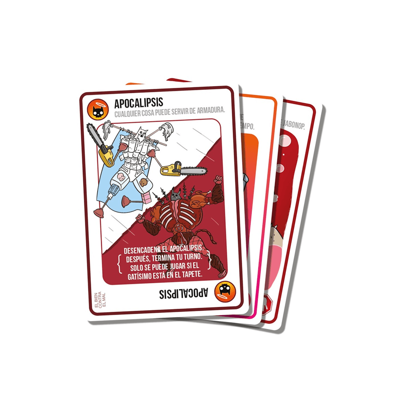 Exploding Kittens Llc  Ekiek12Es Juego De Mesa Exploding Kittens: El Bien Contra El Mal