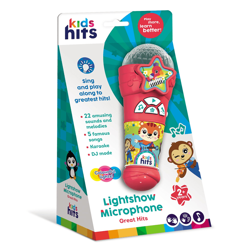 Kids Hits  Kh16-004 Microfono Con Sonido Y Luces