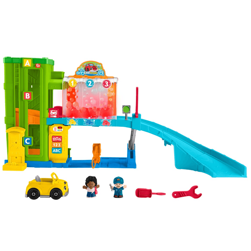Mattel Fisher Price Hrc62 Little People Garage De Vehículos