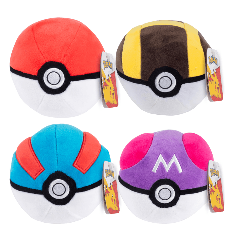 Jazwares Pokémon Pkw3554 Peluche Poké Ball 5 Plg Surtido