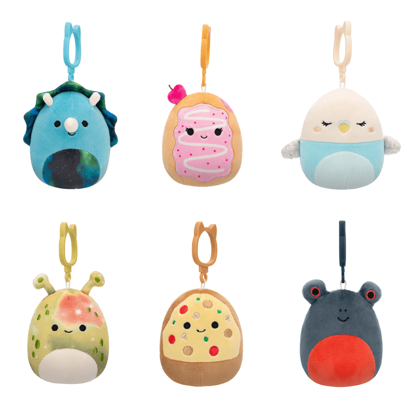 Jazwares Squishmallows Sqcp00338 Mini Peluche Con Clip De 3.5 Plg Surtido