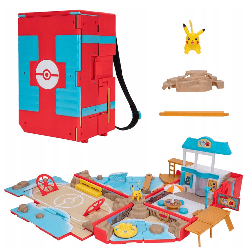 Jazwares Pokémon Pkw3424 Maletín De Juego Ciudad De Batalla