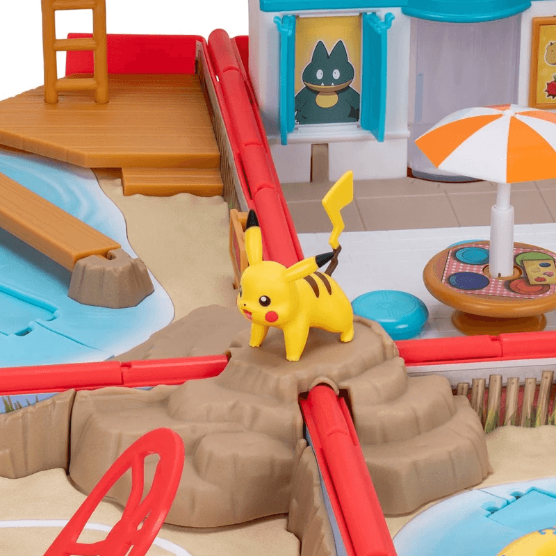Jazwares Pokémon Pkw3424 Maletín De Juego Ciudad De Batalla