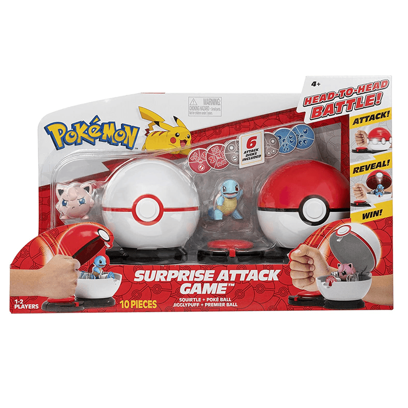 Jazwares Pokémon Pkw2474 Juego Ataque Sorpresa Bola