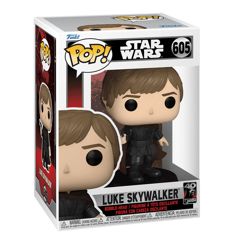 Figura De Accion Funko Pop Star Wars #605 Luke Skywalker