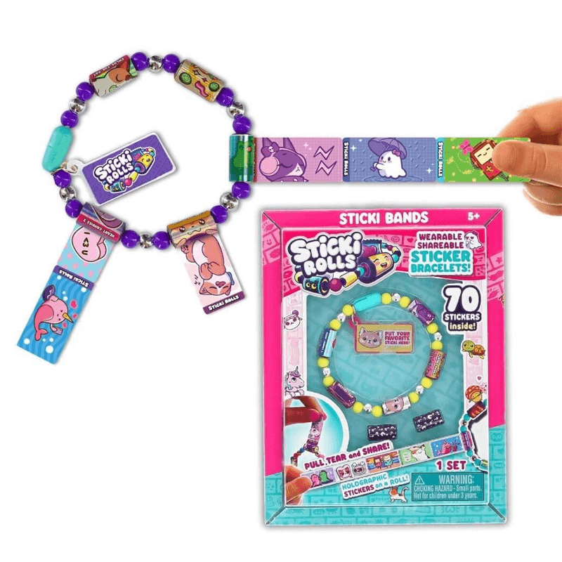 Character Sticki Rolls Sr100 Set 1 Brazalete Sticki Surtido