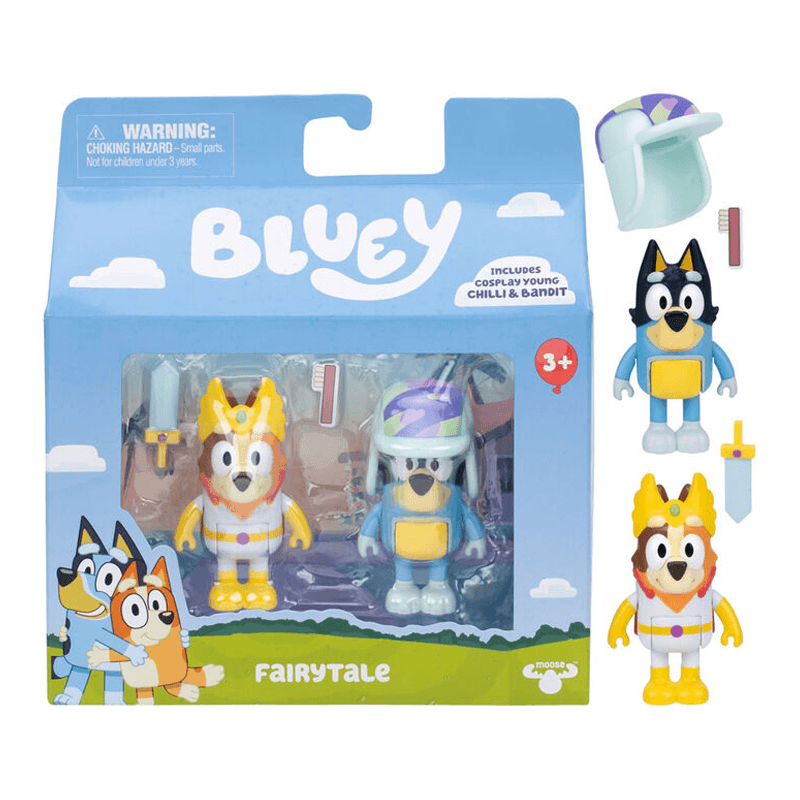 Moose Bluey 17975 Set De Figura S12 Surtido