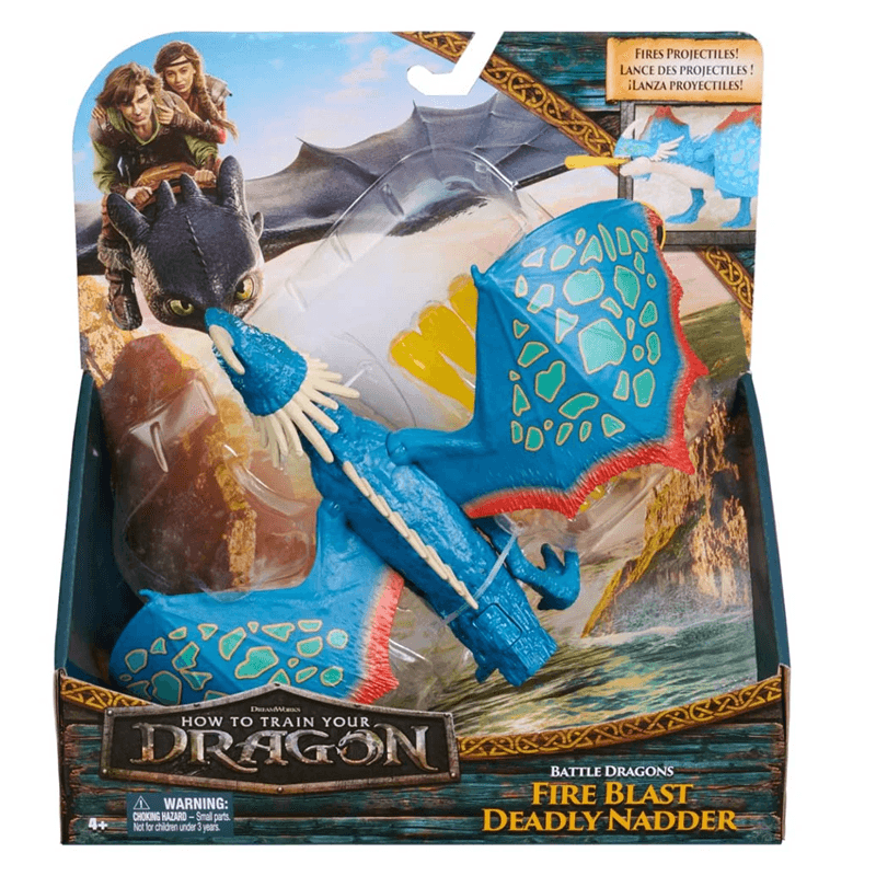 Spin Master Cómo Entrenar A Tu Dragón 6072591 Figura De Batalla Live Action 4 Con Efectos