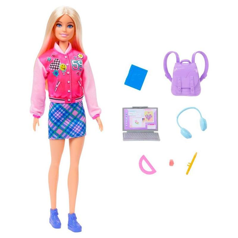 Mattel Barbie Hrg84 Muñeca Set Estudiante