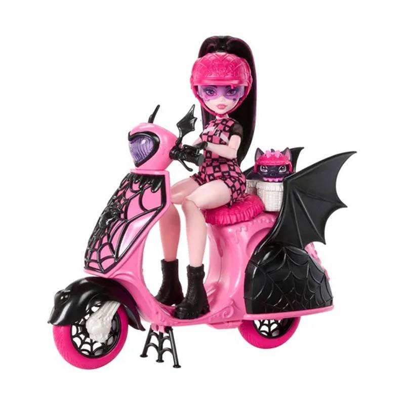 Mattel Monster High Jdr61 Draculaura Con Scooter
