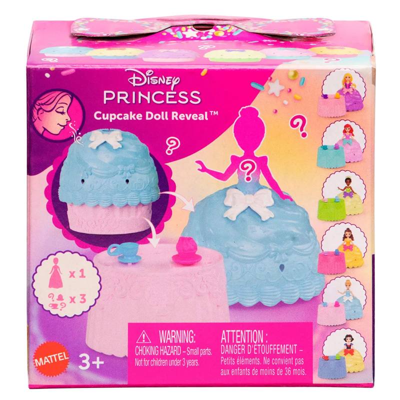 Mattel Disney Jfg78 Cupcake Con Muñeca Pequeña Sorpresa