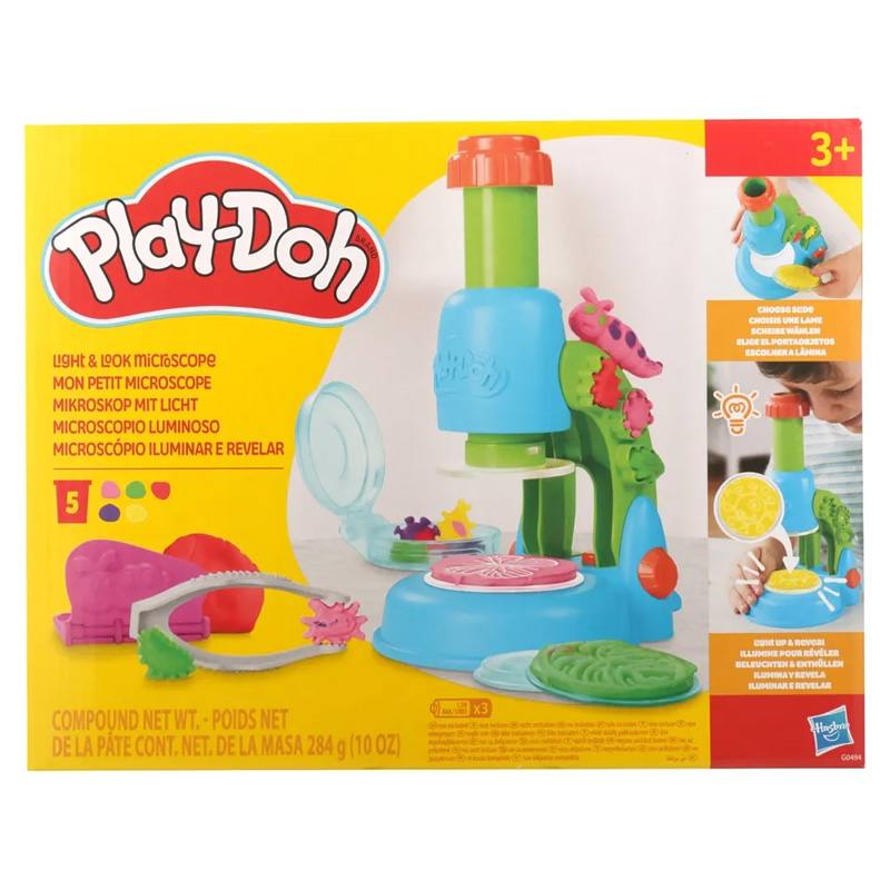 Hasbro Play-Doh G0494 Microscopio De Luz Y Mirada