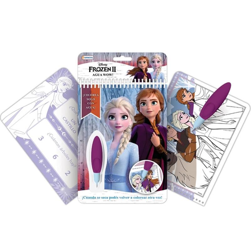 Tapimovil Disney Dfz07837 Libro Para Pintar Magica Agua Wow Frozen