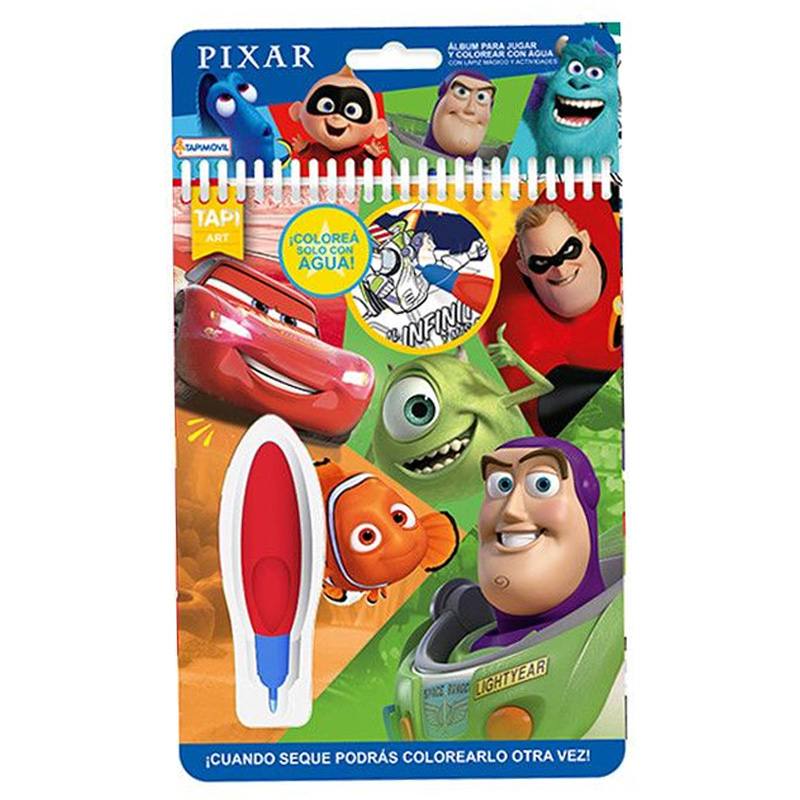 Tapimovil Disney Dpx01134 Libro Para Pintar Magica Agua Wow Pixar