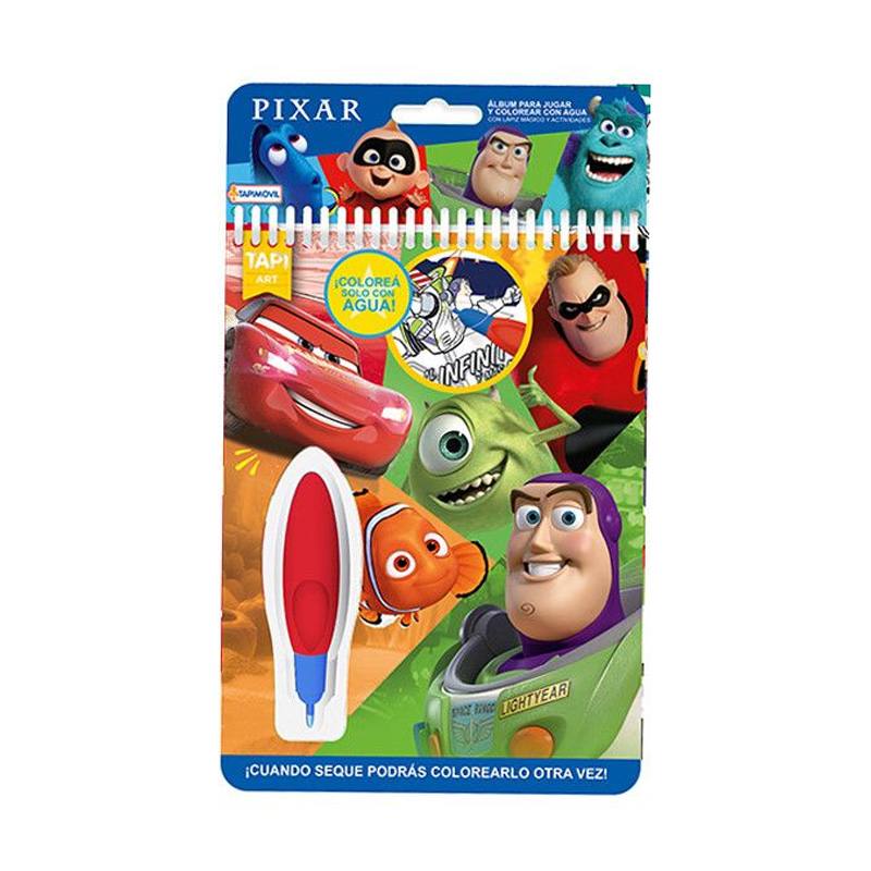 Tapimovil Disney Dpx01134 Libro Para Pintar Magica Agua Wow Pixar