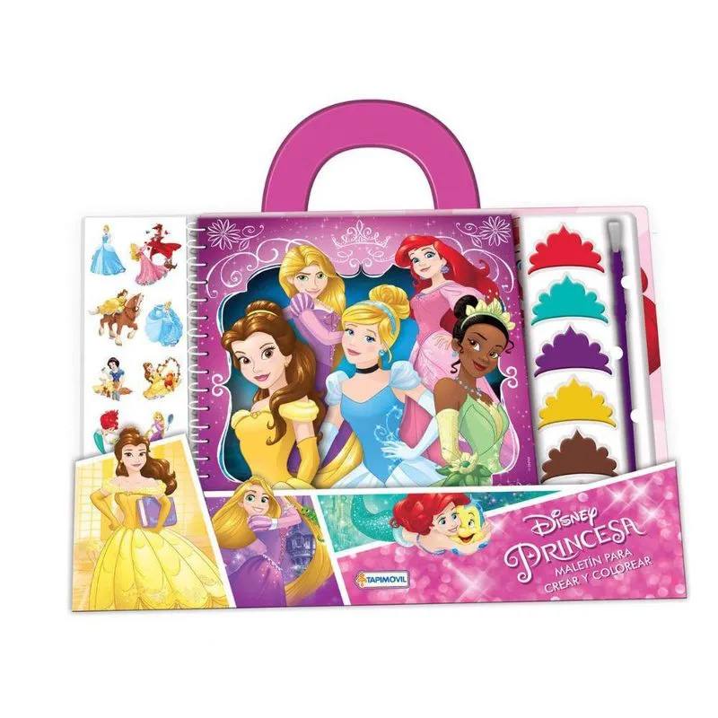 Tapimovil Disney Dju17569 Maletín Para Crear Y Colorear Disney Princesas