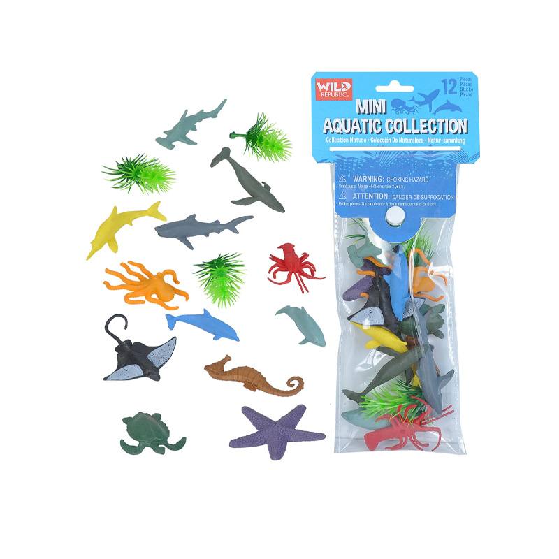 "Wild Republic 22818 Set De Figuras Acu‡ticas, 8 Piezas"