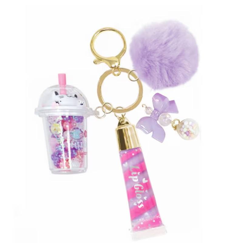 Hot Focus 147Bo Brillo De Labios De Moda Con Llavero Boba