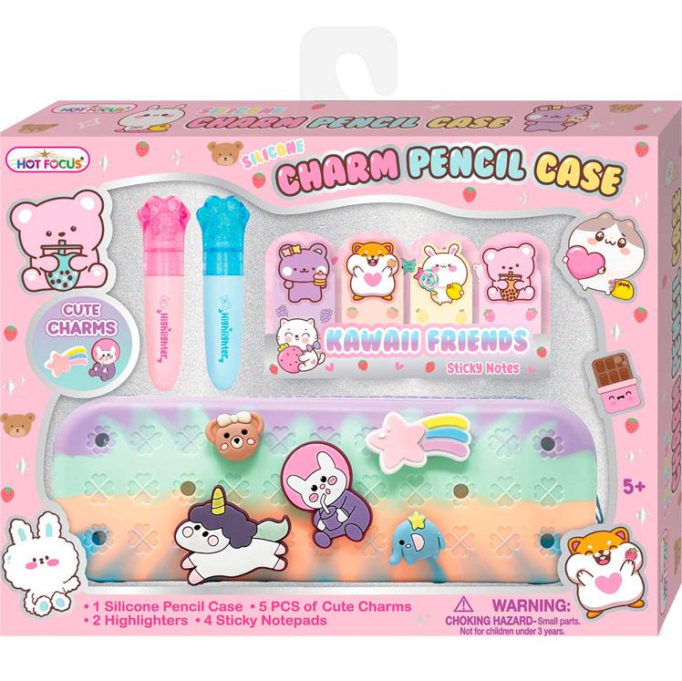 Hot Focus 241Cr Set De Estuche Para L‡pices Encantador Charm Critter