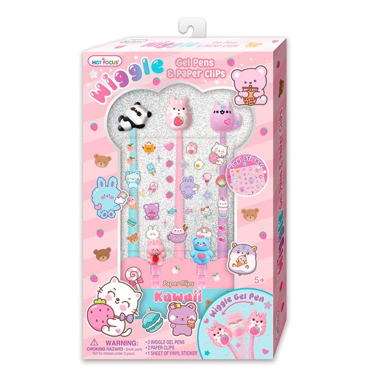 Hot Focus 339Cr Set De Pluma Gel Flexible Wiggly Critters