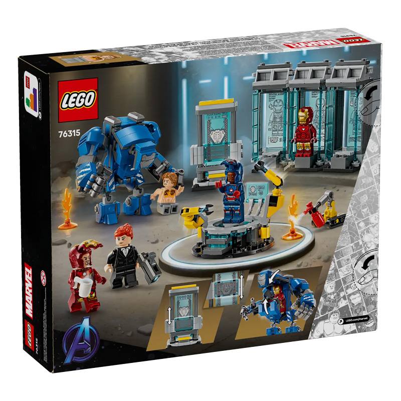 Lego Marvel 76315 Laboratorio De Iron Man