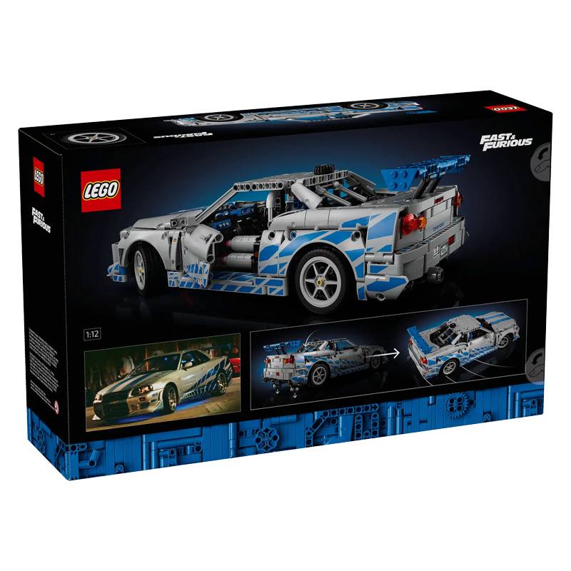 Lego Technic 42210 2 Fast 2 Furious Nissan Skyline Gt-R (R34) Carro
