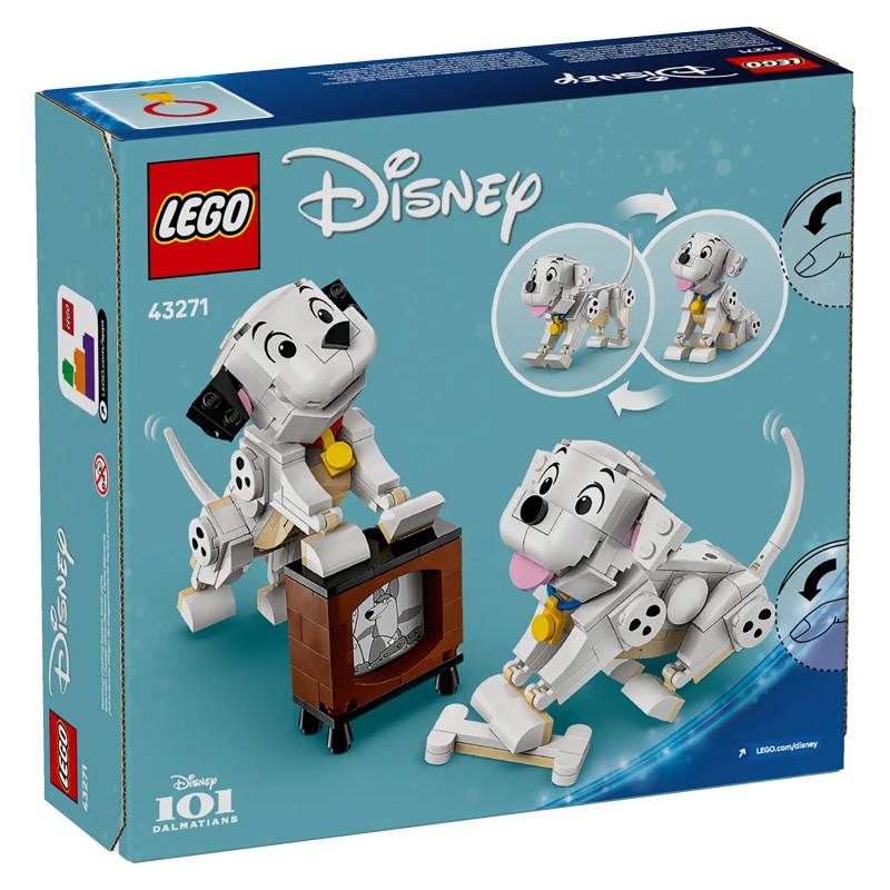 Lego Disney 43271 Lucky & Penny 101 Dalmatas Cachorros