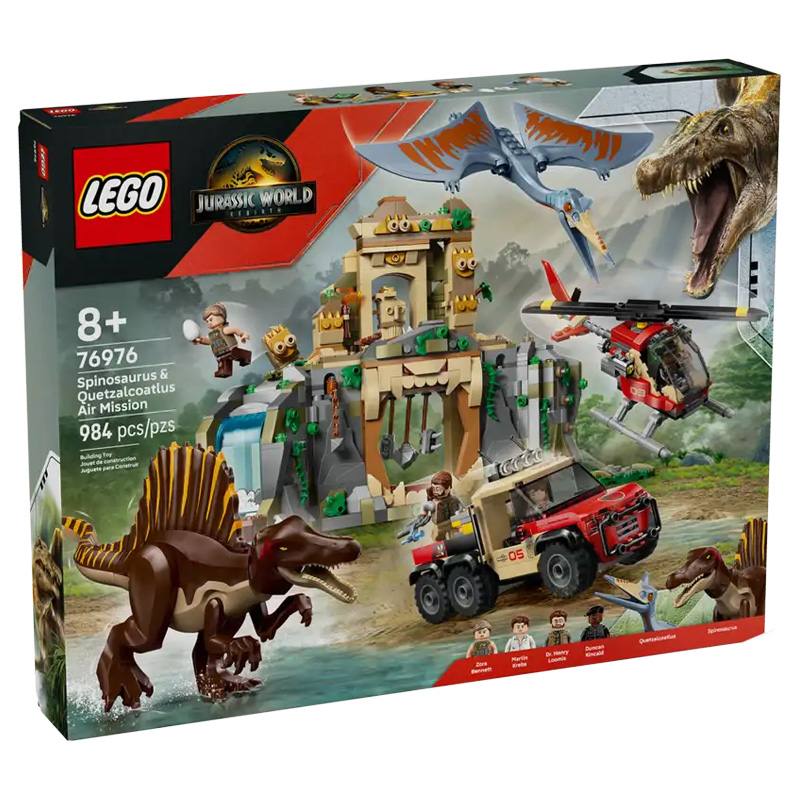Lego Jurassic World 76976 MisiÑn A_rea: Spinosaurus Y Quetzalcoatlus