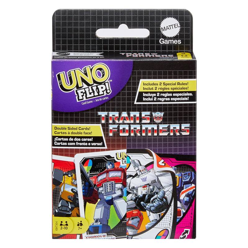 Mattel Uno Hxj49 Uno Flip Transformers