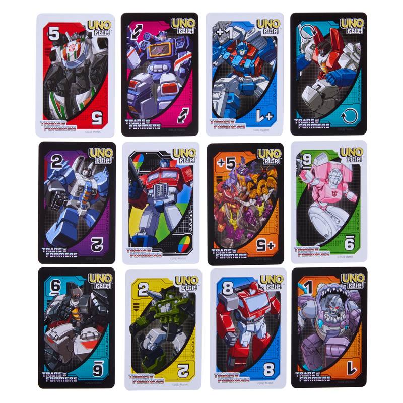 Mattel Uno Hxj49 Uno Flip Transformers
