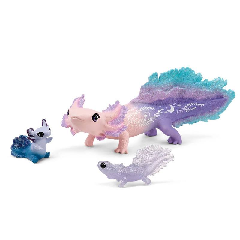 Schleich  42628 Set De Descubrimiento De Ajolotes