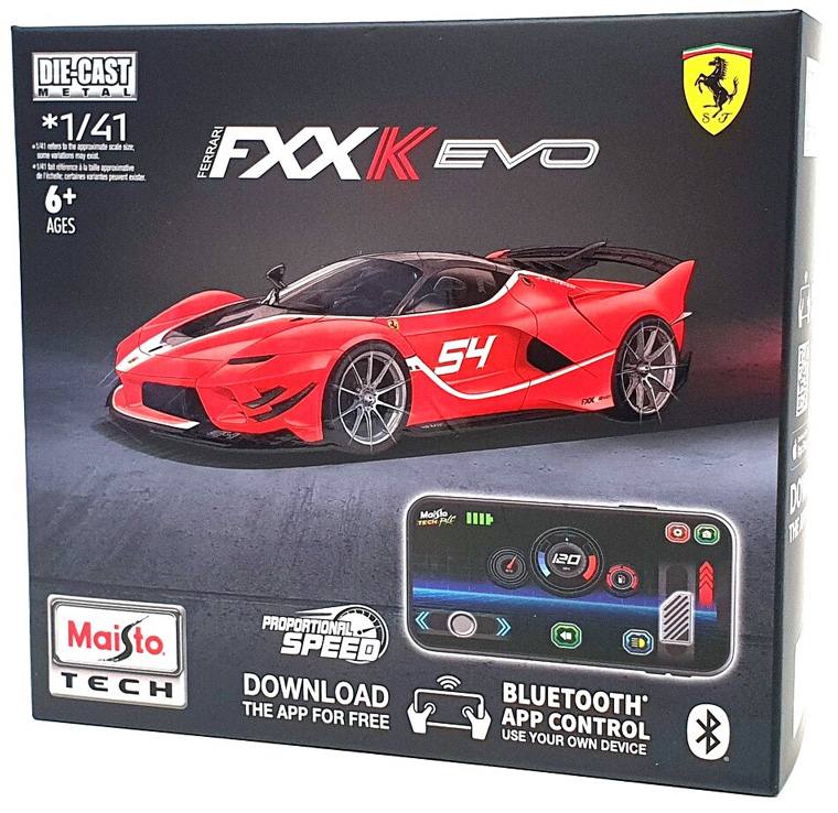 Maisto   Mini Ferrari Fxx-K Evo A Control Remoto _ Escala 1:41