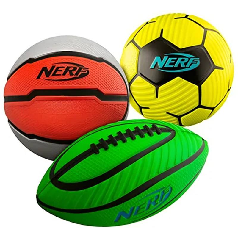Franklin Sport  82161 Pelotas De Espuma Nerf Micro - Paquete De 3