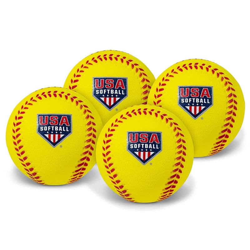 Franklin Sport  64216 Pelotas De Softbol De Espuma - Paquete De 4