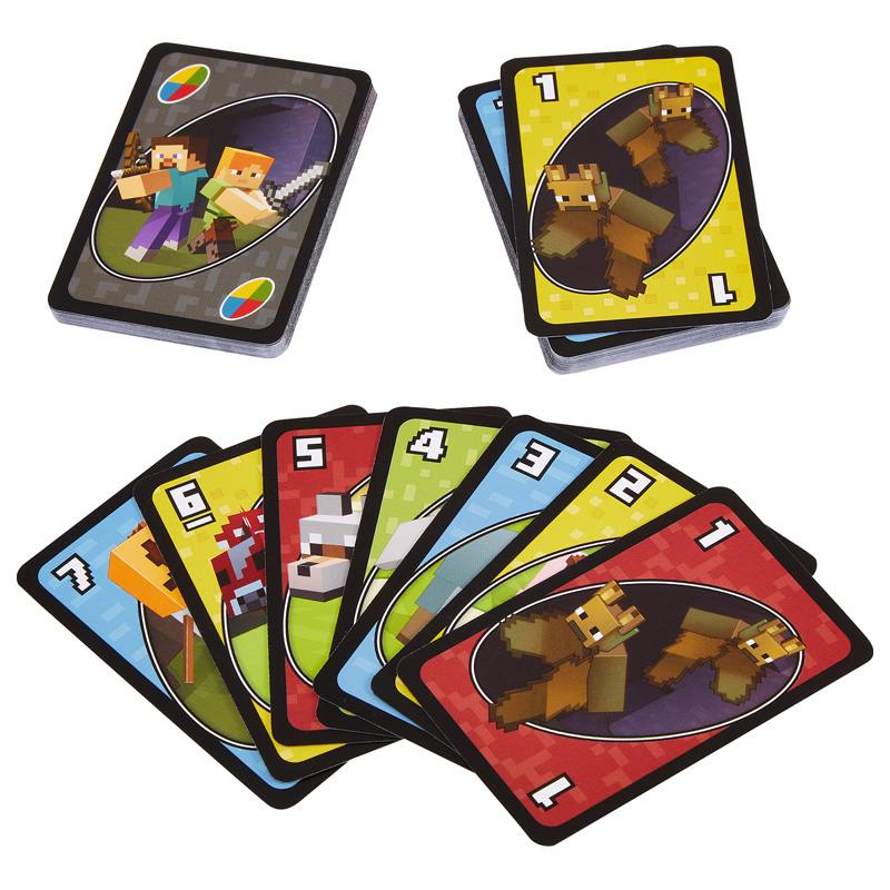 Mattel Uno Fpd61 Uno  Minecraft