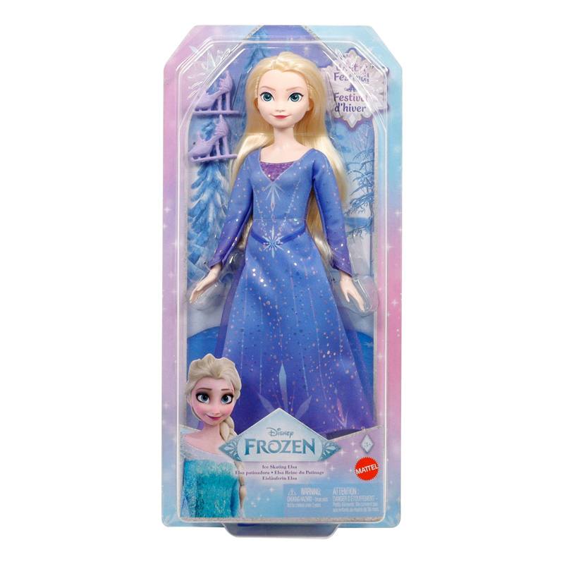 Mattel Frozen Jbg53 Muneca Elsa Con Patines De Hielo