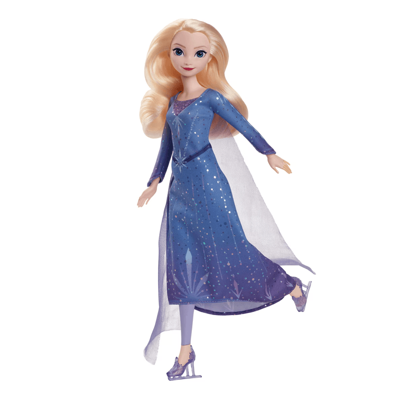 Mattel Frozen Jbg53 Muneca Elsa Con Patines De Hielo