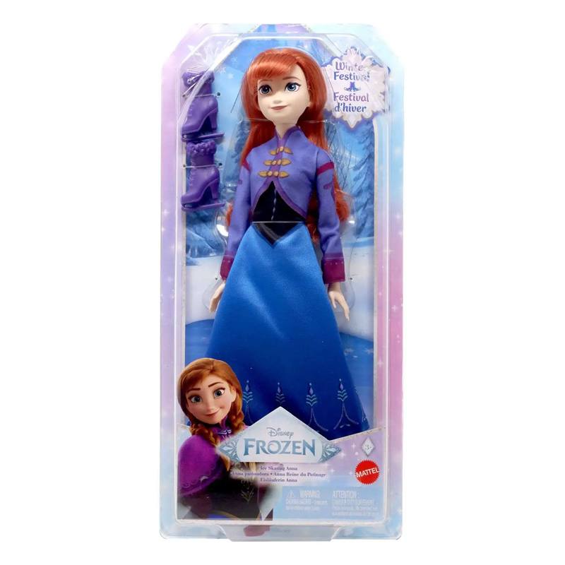 Mattel Frozen Jbg54 Muneca Anna Con Patines De Hielo