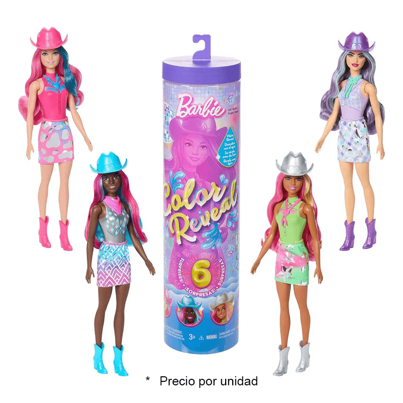 Mattel Barbie Jcv73  Color Reveal