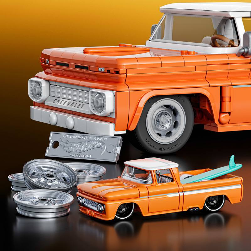 Mattel Hot Wheels Jft20  Brick Shop  Camioneta Pickup Personalizada De Coleccion