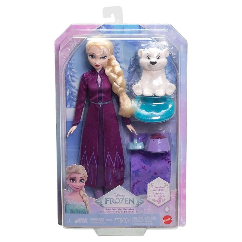 Mattel Disney Princesas Jfg16 Disney Frozen Elsa Con Oso Bebe