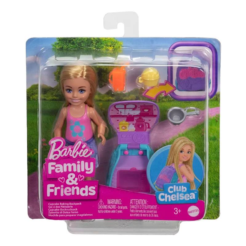 Mattel Barbie Jbf46  Chelsea Mochila Sorpresa Con Osito De Peluche