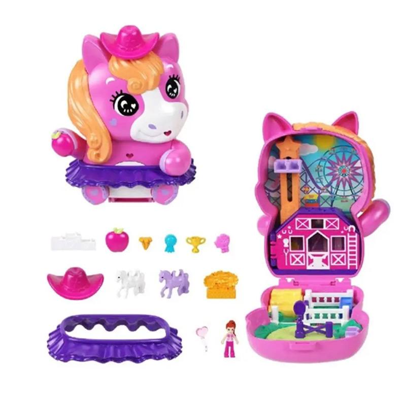 Mattel Imaginext Jgk23 Polly Pocket Estuche Compacto Mundo Animal